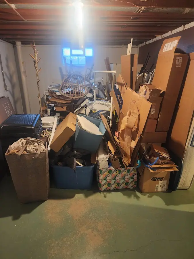 Roll-off dumpster container at job site for Yard Waste Dumpster Rental in Port Orchard